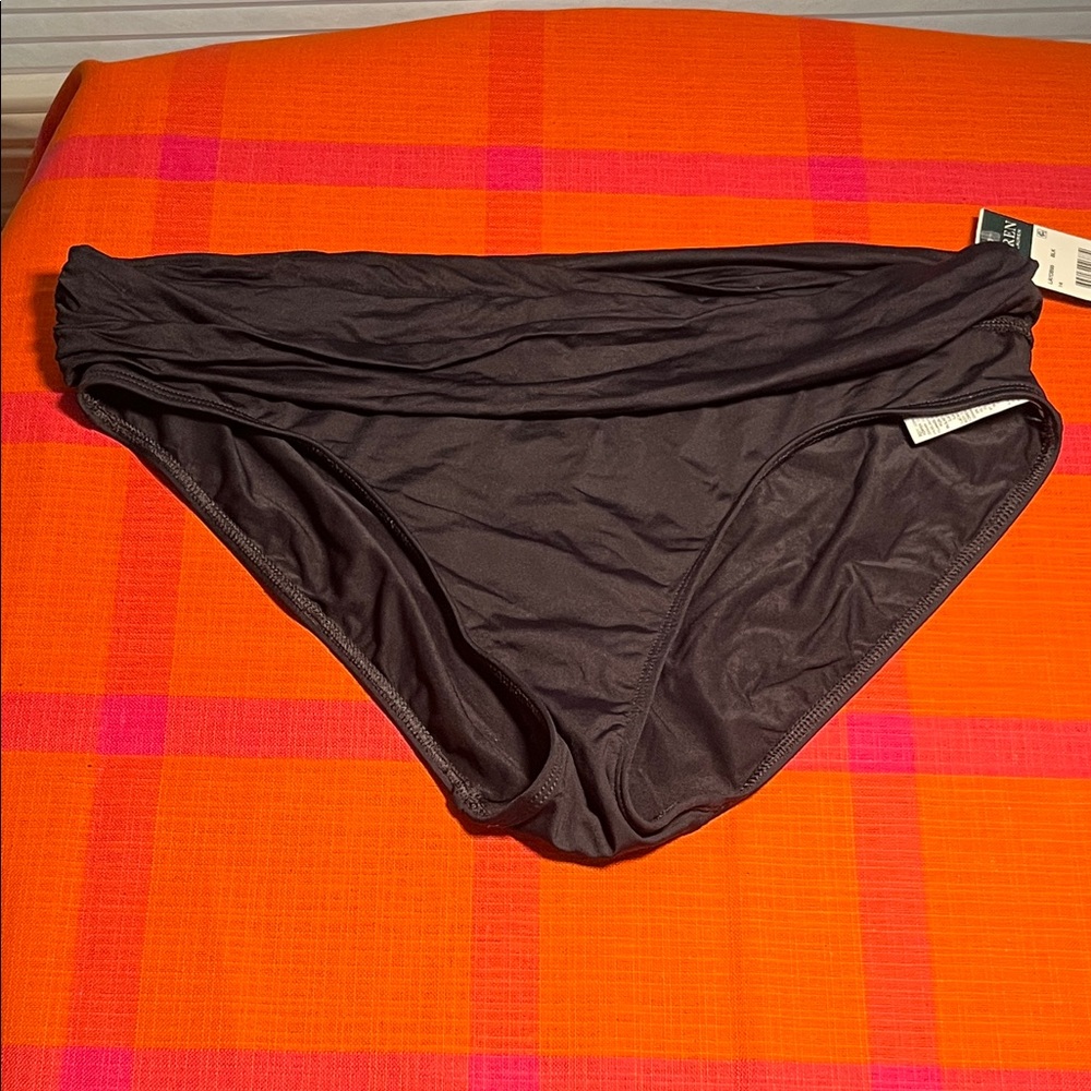 Ralph Lauren Black Swimwear Bottom, Size 14